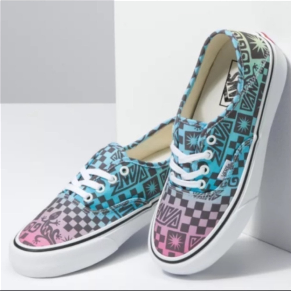 Vans Authentic SF Tribal Check Multicolor Sneaker‎ Size 6 Women
